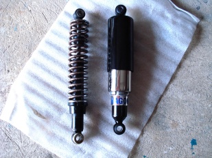 Old shock and the replacement
